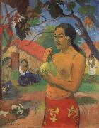 Paul Gauguin Woman Holding a Fruit china oil painting artist